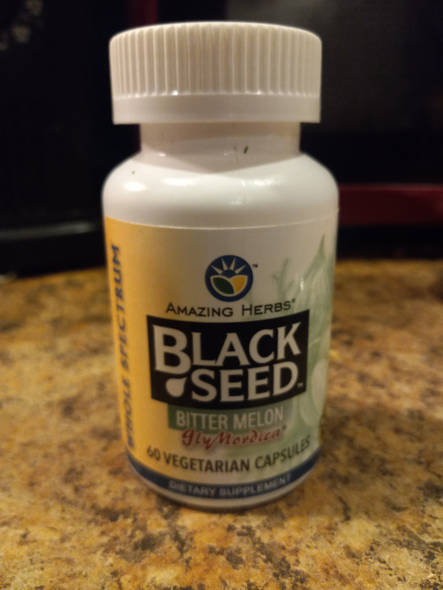 Black seed oil with Gly mordica bitter melon capsules