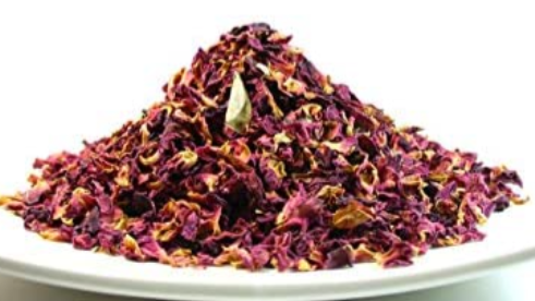 Rose leaf tea